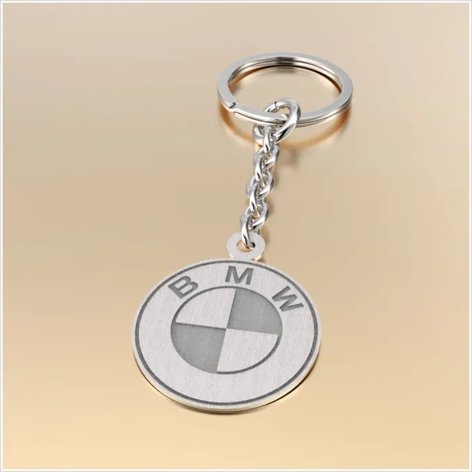 Brelok metalowy z logo BMW