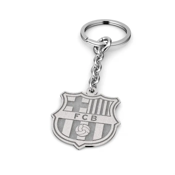 Brelok metalowy z herbem klubowym FC Barcelona
