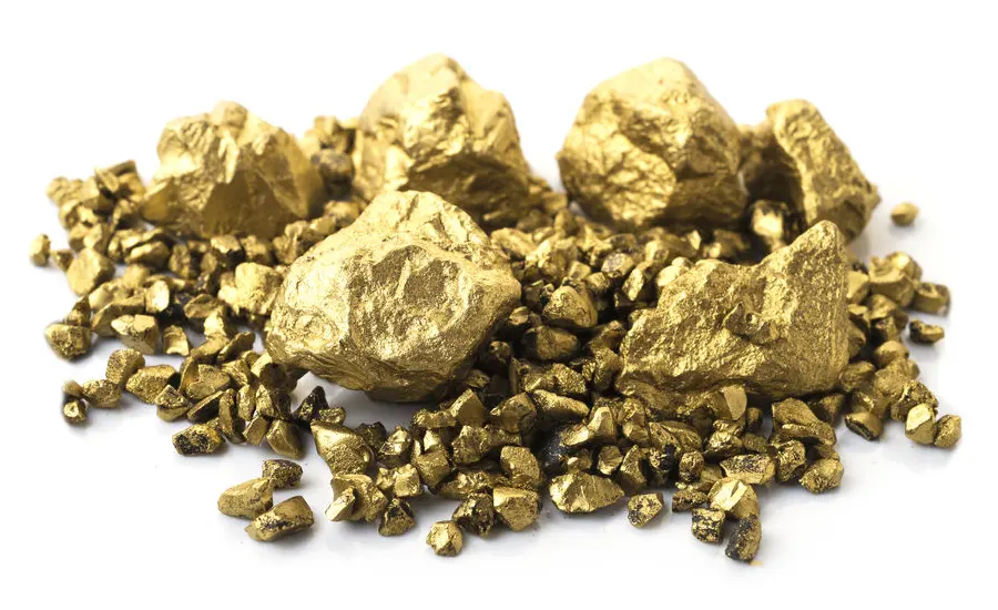 Złoto rodzime - czyste złoto metal szlachetny